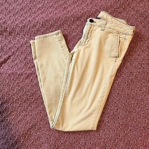 Womens American Eagle long skinny jeans, super stretch, front and back pockets,